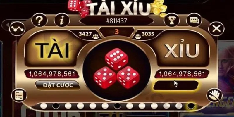 Các loại cược trong game Tài Xỉu